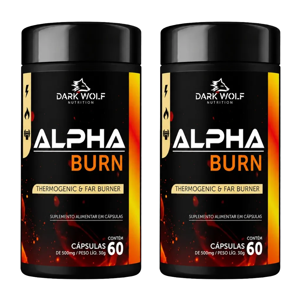 Kit 2 potes Alpha Burn para emagrecer